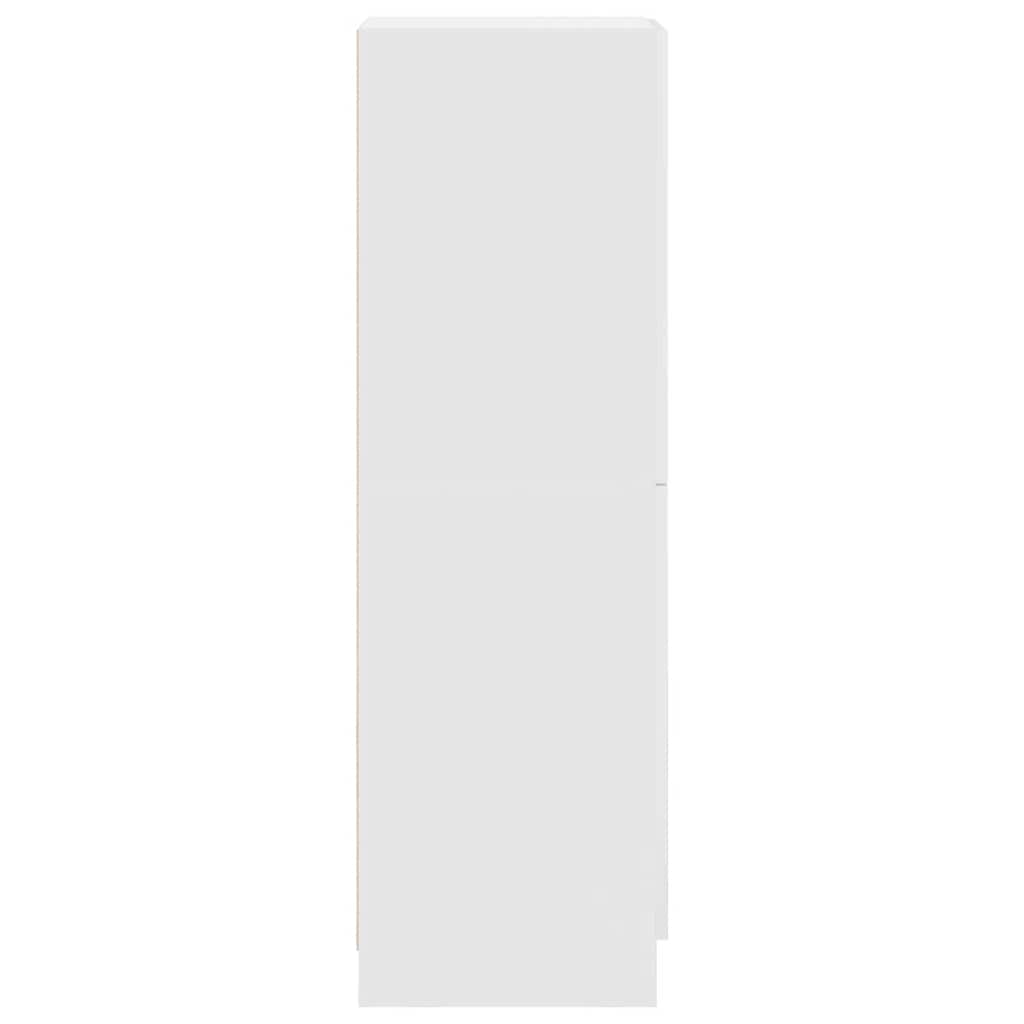 Vidaxl Szafka Kuchenna, Biała 38X41,5X131,5 Cm Materiał Drewnopochodny