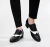 Pantofi de Dans Bărbați Pantofi de Dans Latin Ballroom Talpă Moale Piele Neagră Pantofi Jazz Pentru Băieți Tocuri 2.5cm Pantofi de Antrenament Petrecere Dans