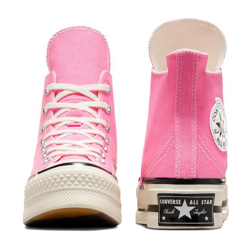 Converse Chuck 70 Plus Comfortable & Versatile Breathable High Top Canvas Shoes Unisex Pink