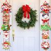 Festival Door Hanging Set Bright Color Modern and Efficient Christmas Wall Art For Home Office Party Decoration