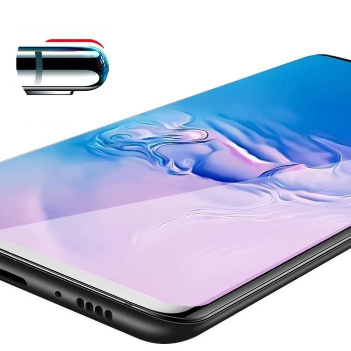 Film Protecteur - Phonillico® - Samsung Galaxy S10 PLUS - Plastique - Résistant aux rayures - Noir