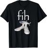Fih Shoes Pesce Divertente Pesce Scritto Male Pesce Meme Fih Chiamata Umorismo Maglietta