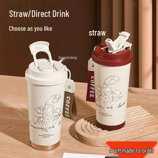 Premium Large-Capacity Stainless Steel Sports Thermos Cup - Portable and Car-Compatible
