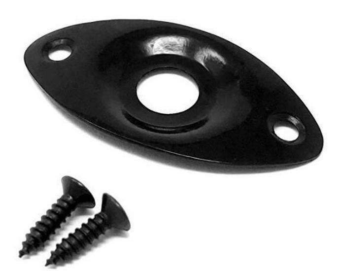Electric Guitar DIY Bass Accessories Cat's Eye Jack Iron Plate Socket Interface Fixing Plate