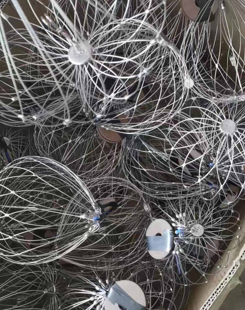 Automatic Steel Wire Crab Net: Crab Cage and Ring for Efficient Capture of Hairy Crabs