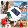 2W 5V Solar Charging Panel USB Battery Charger Small Power Station Waterproof Phone Power Bank for Camping Backpacking Hiking