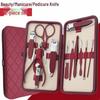 20-Piece Stainless Steel Nail Art Set: Clippers, Cuticle Trimmer, Pliers, Pedicure Knife, Scissors