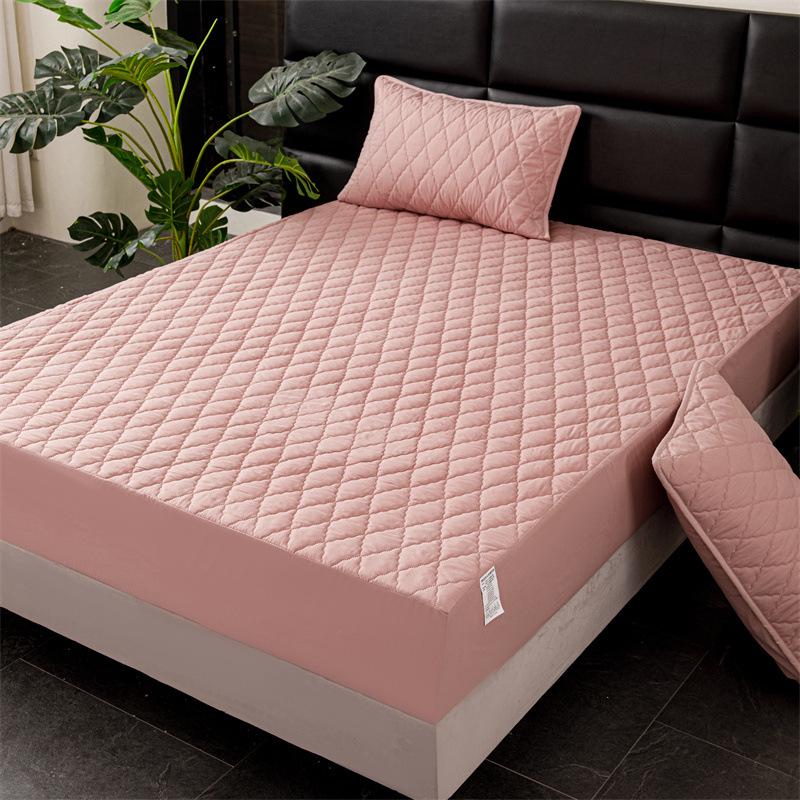 Waterproof Quilted Mattress and Pillowcase Set - 3-Piece Nantong Home Textile