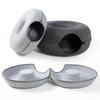Interactive Round Small Cat Tunnel Nest Felt Kittens Bed House Scratcher Cat Donut Sleeping Pet Toy for Cats