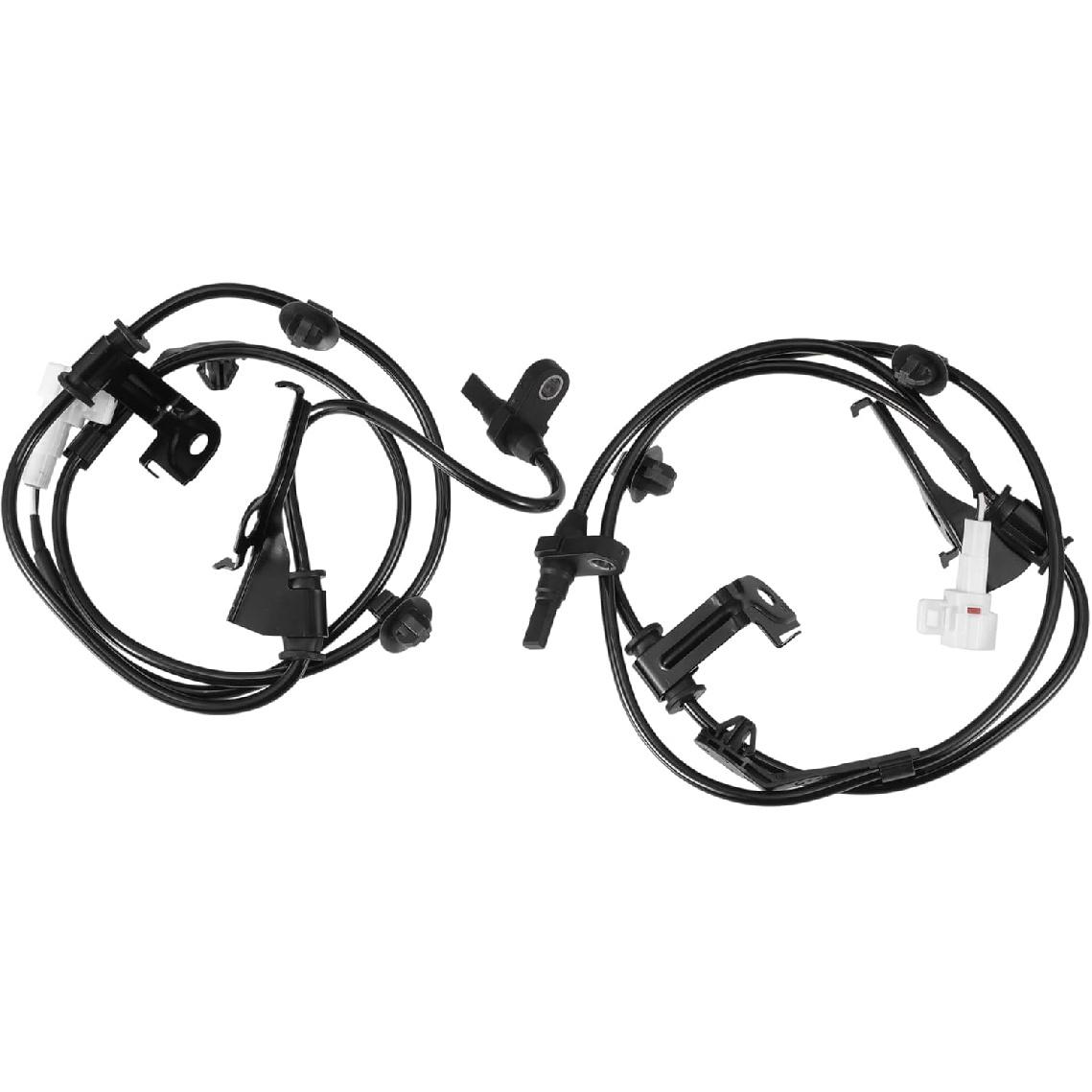 

Motoforti Front Left Right ABS Wheel Speed Sensor, ABS Sensor, for Toyota Yaris S 2007-2009, Plastic Metal, No.8954352030/8954252030, Black, 1 Pair