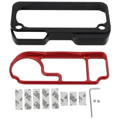 Motorcycle Meter Protective Cover Metal Weatherproof Replacement for CB650R CBR650R 2019‑2021Red