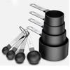 8-Piece Measuring Cup and Spoon Set Stainless Steel Handles Kitchen Baking Tools & Accessories Weighing Gadgets