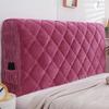 Quilted Luxury Thicken Velvet Headboard Cover Solid Color High Grade All-inclusive Bedside Cover Soft Plush Bed Head Cover