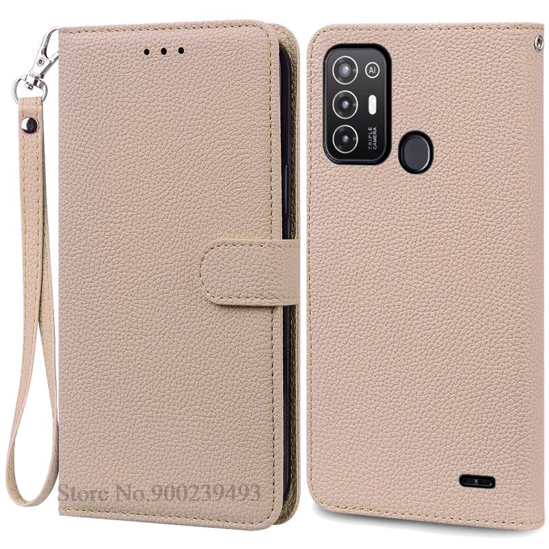 For ZTE Blade A52 Case PU Leather Flip Wallet Case For ZTE Blade A52 Case Silicone Back Cover Phone Coque Fundas