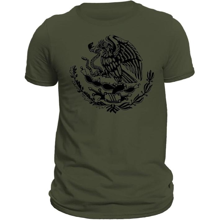 Mexico Mexican Eagle T-Shirt with Personalization Option - Playera Con Aguila De Mexico Personalizable
