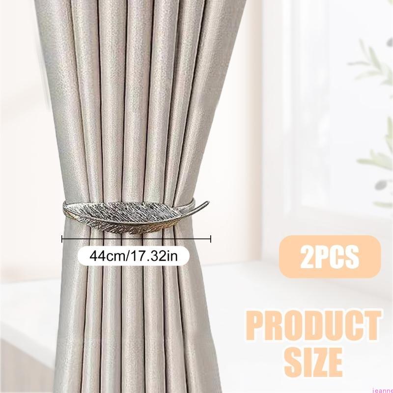 Decorative Curtain Tiebacks with High Stretchy Wire Rope,Creative Curtain Rope Buckles for Home,Office,Window Decoration