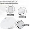 Pool Skimmer Vacuum Plate Replacement for SP1106 Plastic In Ground Pool Vacuum Skimmer Plate