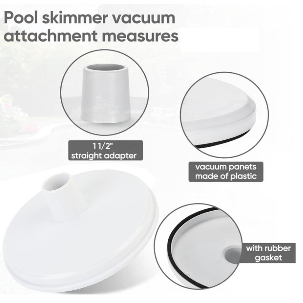 Pool Skimmer Vacuum Plate Replacement for SP1106 Plastic In Ground Pool Vacuum Skimmer Plate