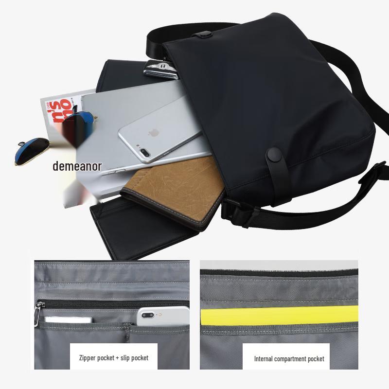 BJIAX Men's Casual Multi-functional Crossbody Bag