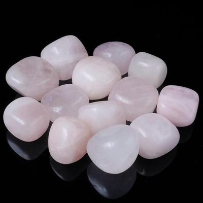 Rose Quartz Tumbled Stones Reiki Chakra Healing Διακοσμητικά Βότσαλα, Γεμιστικά Βάζου Πέτρα ρούχων για κοσμήματα Σετ δώρου 13 τεμαχίων