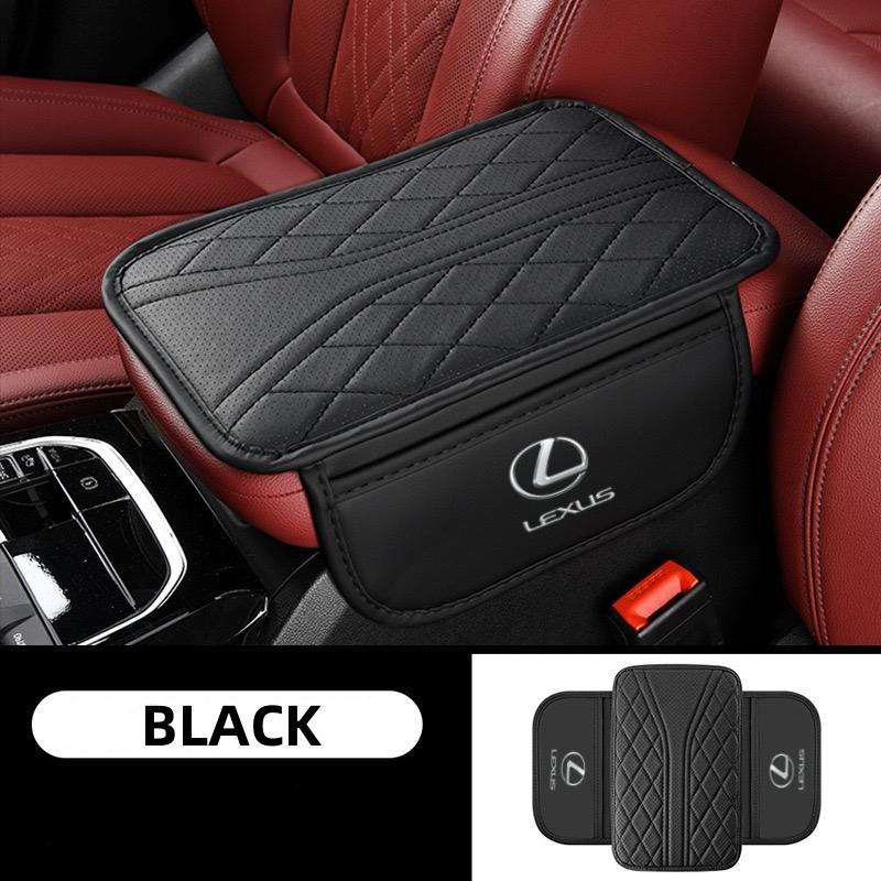 

Шкіряна накладка на підлокітник автомобіля, килимок для підлокітника авто, аксесуари для Lexus IS250 Ct200h LS430 LX570 NX300h IS300h RX330 ES300h UX250 чорний