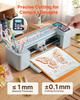 Vinyl-Schneidemaschine, 305 mm, Knopfgesteuerter Vinylschneider, 5000+ Integrierte Designressourcen, Kompatibel mit Mac, Windows, Android und iOS, für