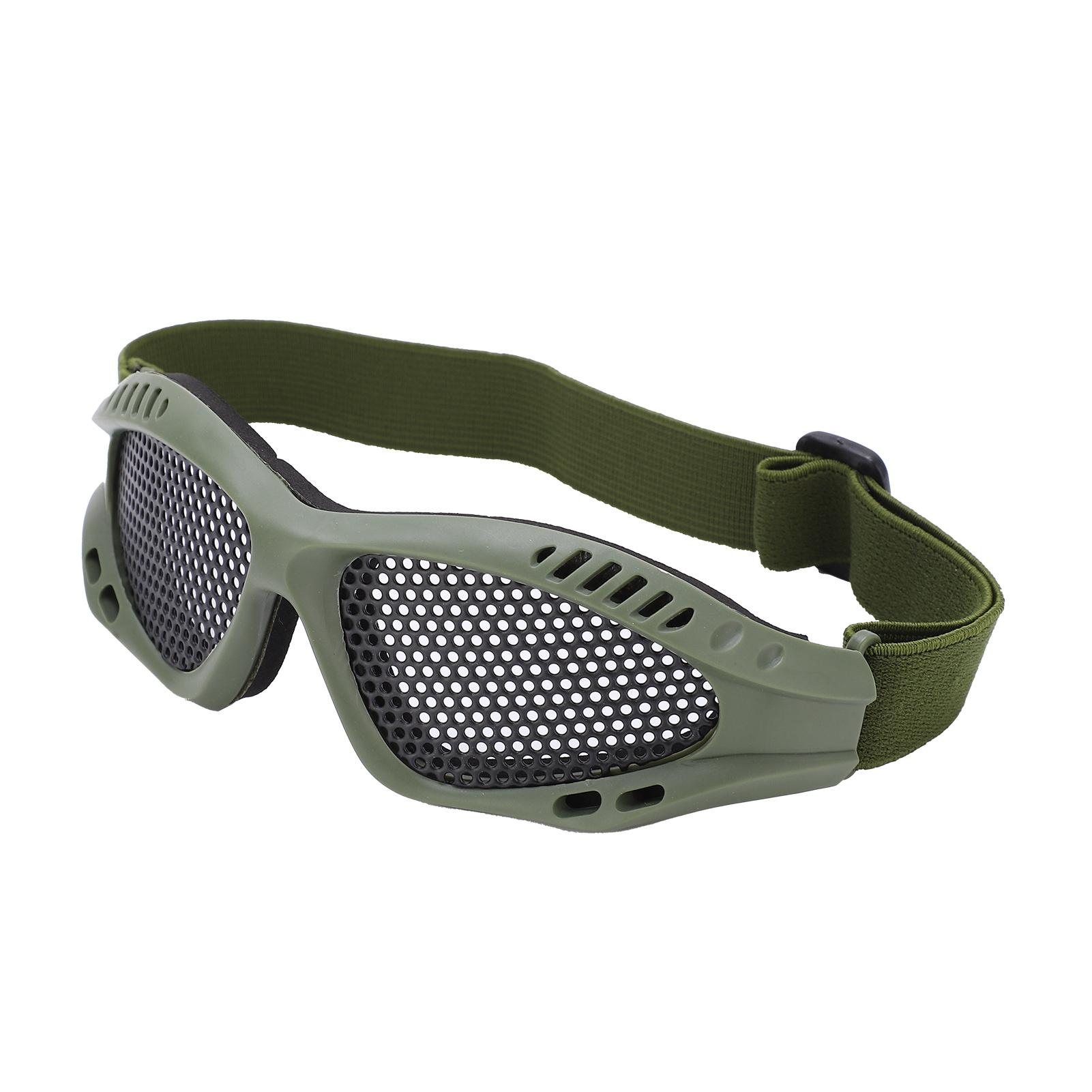 Netz-Schutzbrille Schlagfest Hohe Zähigkeit Atmungsaktiv Schutzbrille für Schießspiele Outdoor