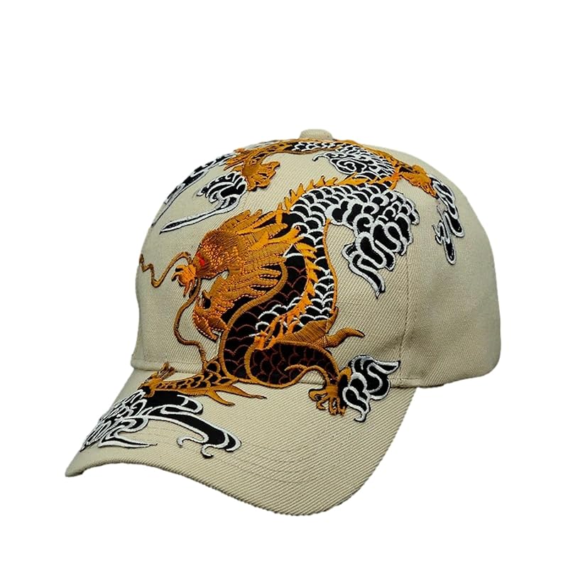 

[Haverly] dragon cap hat soft breathable baseball cap cycling golf outdoor unisex baseball hat baseball work embroidery umpire Plain color men s