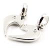 Les Trésors De Lily [J2054] - Silver Pendant 'Love', Silver-white (rhodium-plated) Breakable - 15x14 Mm