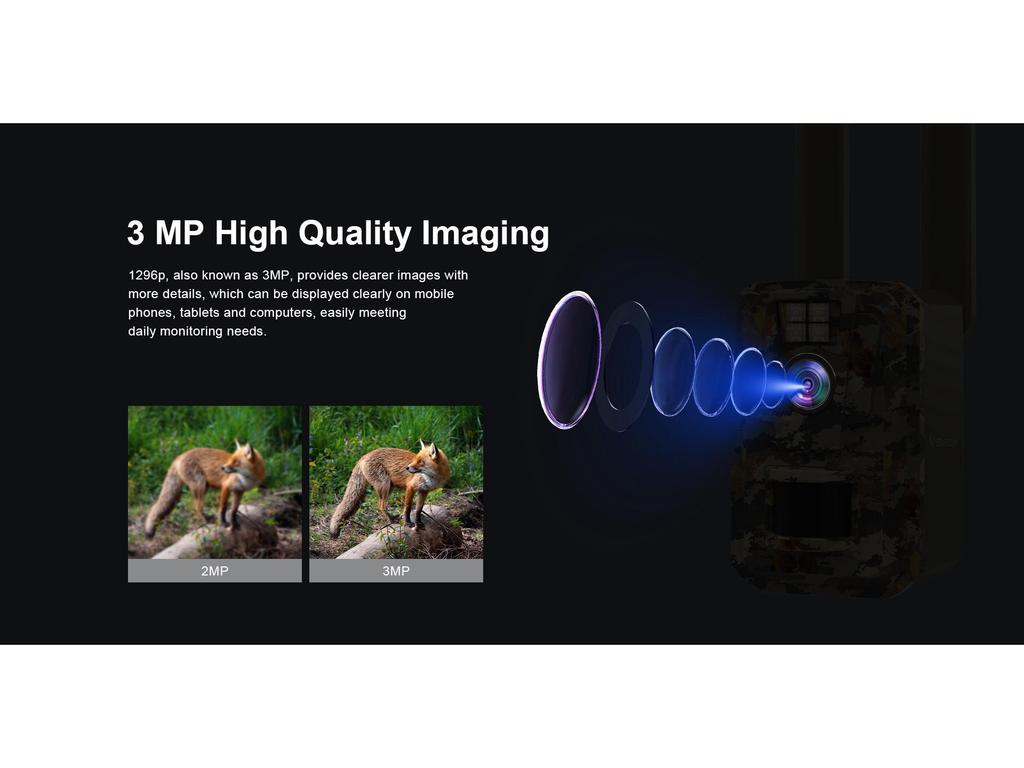 4G Solar-Powered HD Night Vision Hunting Camera with Wide-Angle CMOS Sensor and Cloud Storage