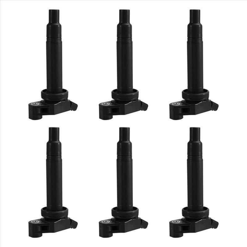 Ignition Coils& Spark Plugs(6Pcs) For Toyota Camry Lexus UF267 610-58572 673-1301 90919-02234 99917022790
