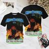 New Rock Helloween 3D Print T-Shirt Fashion Men Women Hip Hop Trend Short Sleeve Tee Summer Oversized Street Casual Y2k Top