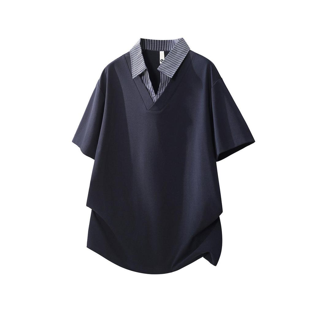 Trendy Summer 2026 Men's Japanese Style Versatile Short Sleeve Polo T-Shirt