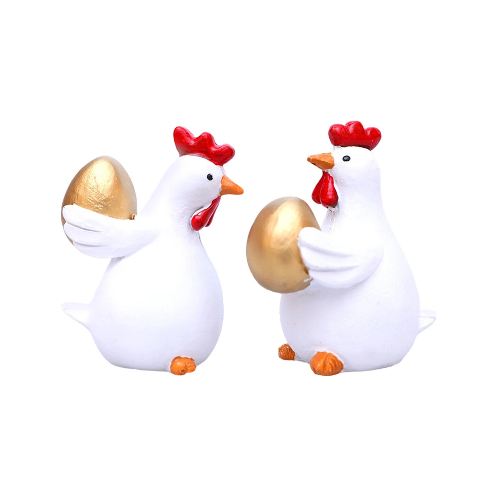 

Easter Cross-Border Adorable Chick Carrying Golden Egg Animal Decor Indoor/Outdoor Home Resin Ornament One Size