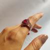 Silberring mit natürlichem Rubin 3.437ct (2127543)
