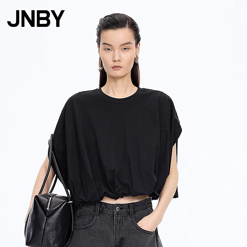 JNBY 2026 Summer Round Neck Loose Cotton T-Shirt