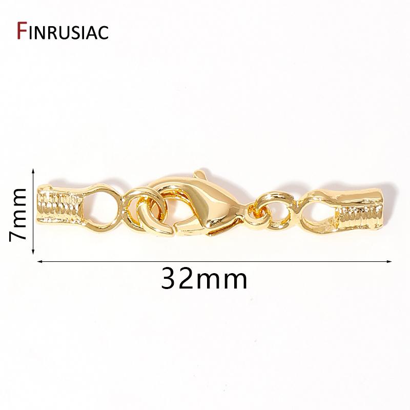 18K Gold Plated Brass Lobster Clasps Connector,Clasps For Jewelry,DIY Bracelet Jewelry Making Accessories