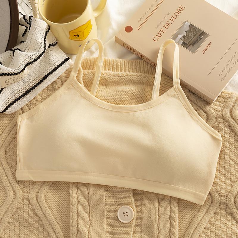 

Korean Style Sports Bandeau Vest for Girls Aged 9-16 - Ideal for Junior High and High School Students L [90-125 jin]