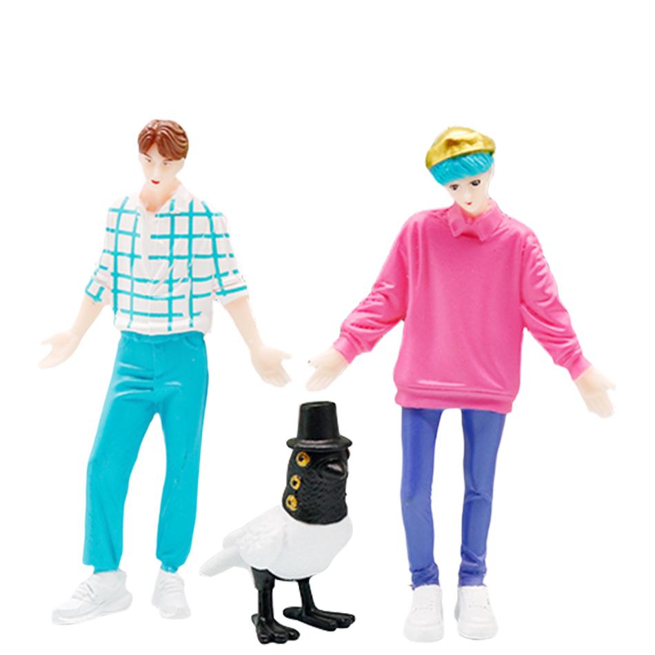 5pcs/Set Action Figure 9pcs/Set Toy Derpys Tiger Rumi Mira Zoey Sussy Figurine Doll For Fans Gift