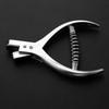 Steel Handheld Slot Puncher ID Card Photo Badge Hole Punching Tool for Leather Craft Punches DIY Hand Tools.