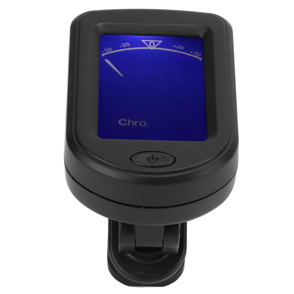 Clip-On Stimmgerät Metronom Automatische Abschaltung Hohe Genauigkeit Kunststoff für Folk-Gitarre Violine