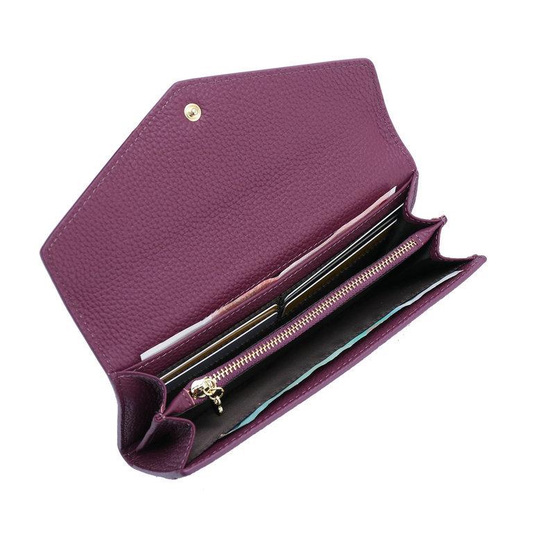 Genuine Leather Long-section Wallet Integrated Handbag Three-layer Cowhide Large Capacity Card Bag Mobile Phone Leather Case Zero Wallet