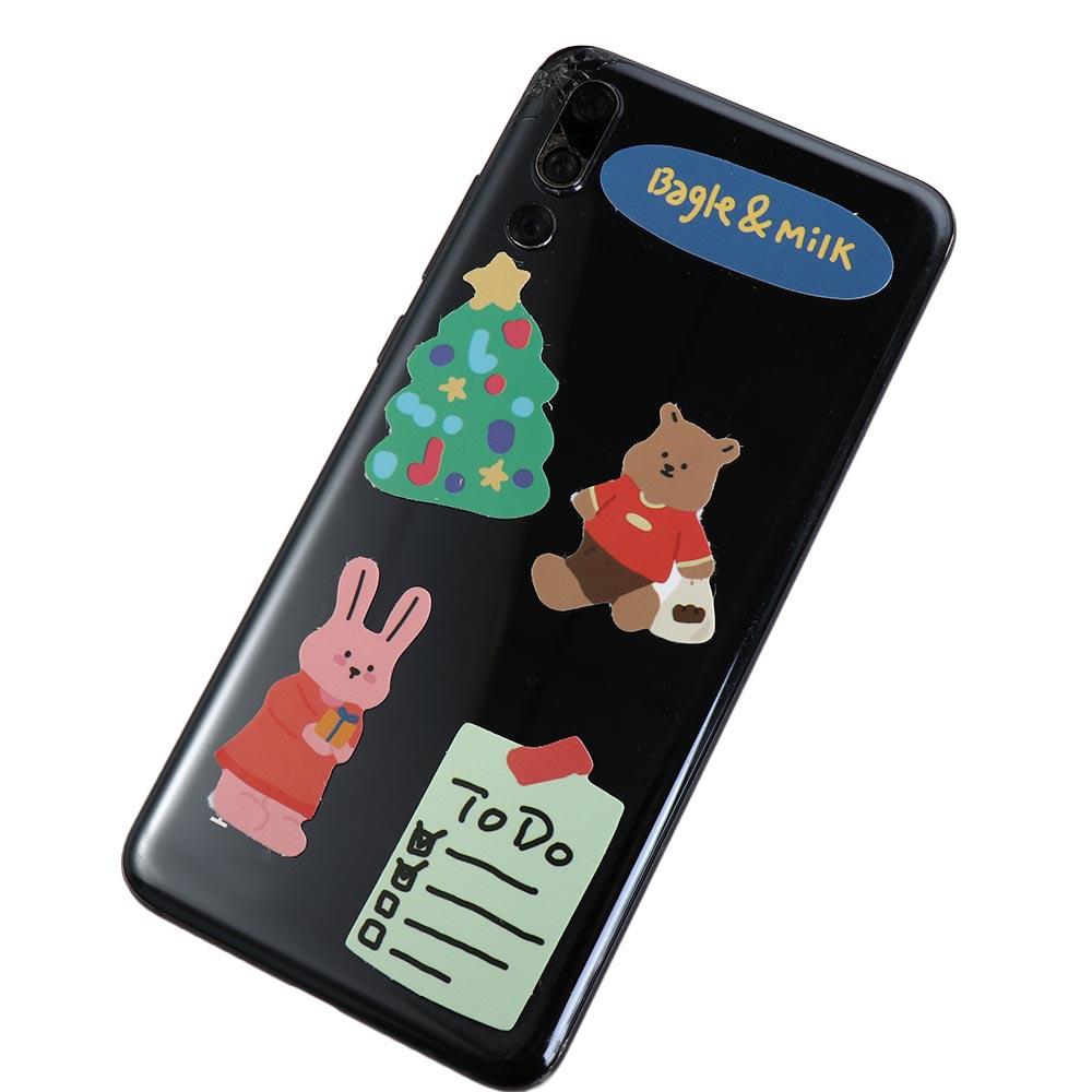 School Supplies Animal Cat Stickers Waterproof Stickers Decorative Sticker Korean Bear Stickers