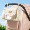 Multifunctional Organizer Bag Baby Strollers Hanging Bag Multiple Compartment Pushchair Storage Bag for Toy Water Bottle