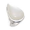 Mother Of Pearl Gemstone 925 Sterling Silver Jewelry Ring Size 7
