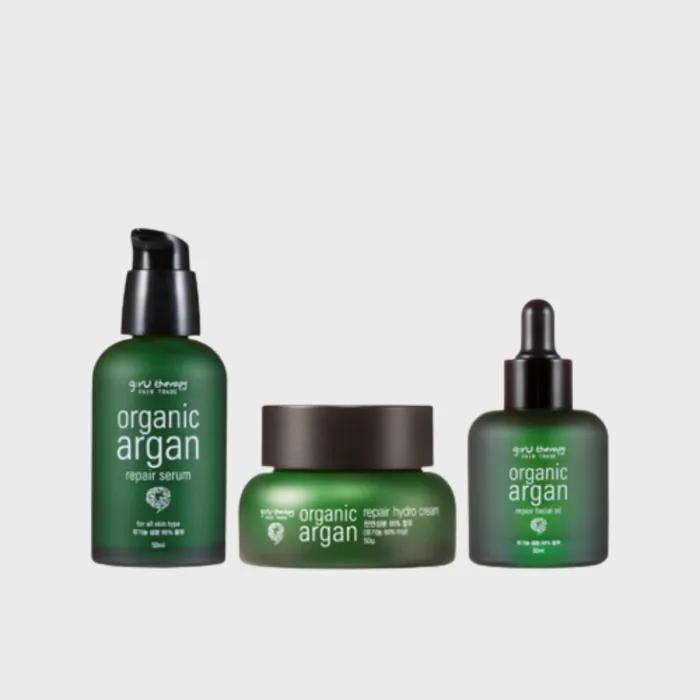 Grutherapy Organic Argan Basic 3-piece Set