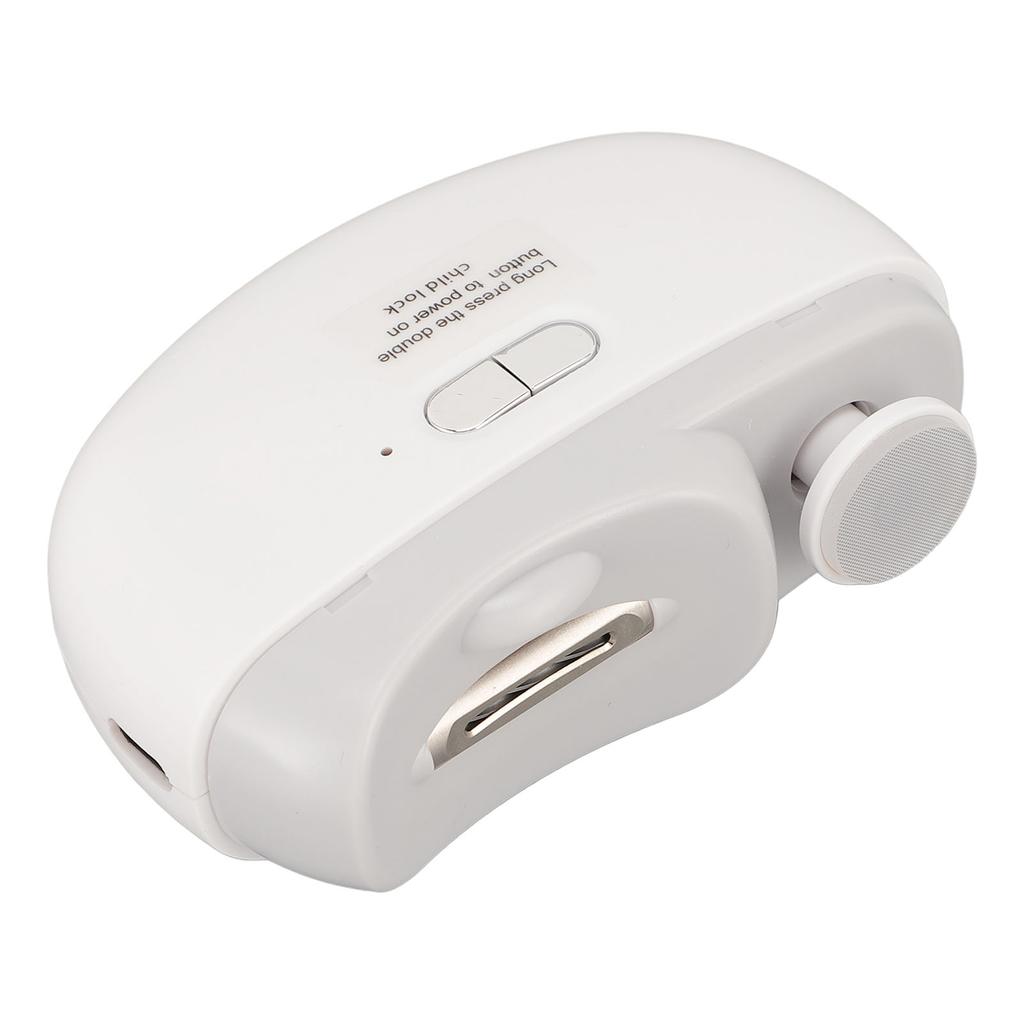 Electric Nail Clipper With Nail File Portable Quiet 2 Speeds Automatic Nail Trimmer for Kids Adult Seniors