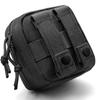 1Pcs Small Tactical Pouch Micro Utility Pouch Removable Clear ID Pocket Mini Knife Compass Flashlight Card Storage Bag Belt