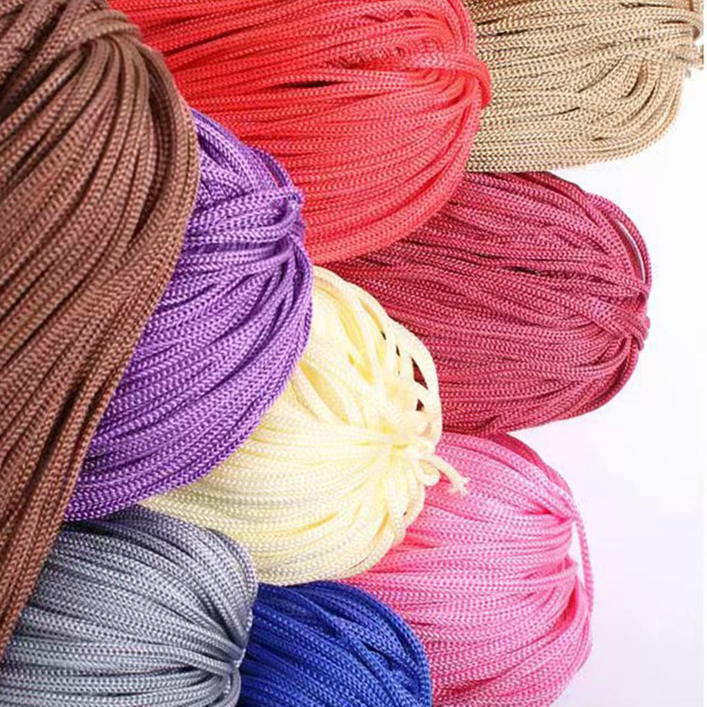 Ice Silk Yarn For Crocheting Solid Color Yarn Knitting Hat Socks Bag Summer