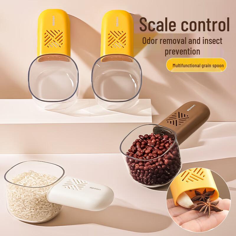 Multi-functional Ceramic Measuring Spoon